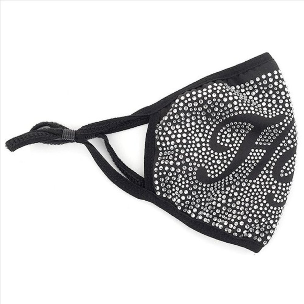 Austrian Crystal Face Mask - Picture 2 of 4
